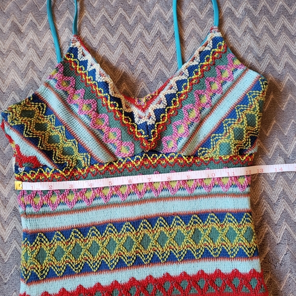 Embroidered mini dress - Picture 3 of 8